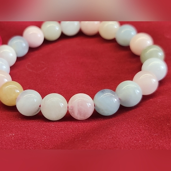 Natural Morganite Bracelet - Picture 2 of 3